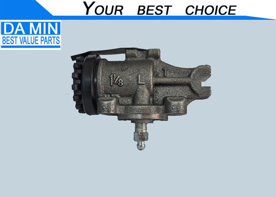 एनएचआर एनकेआर व्हील सिलेंडर 8971793580 8941281631 फ्रंट लेफ्ट ब्रेक ड्रम उपयोग 4JA1 4BE1 मॉडल 1 1/8" ब्लीडर वाल्व स्क्रू पिस्टन गियर 16 दांत के साथ