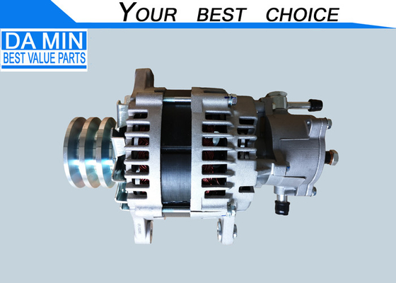 24V 80A जनरेटर 8973515741 इंजन 4HF1 4HG1 4HJ1 वैक्यूम पंप के साथ 2 पिन प्लग एल्यूमीनियम बॉडी पार्ट्स