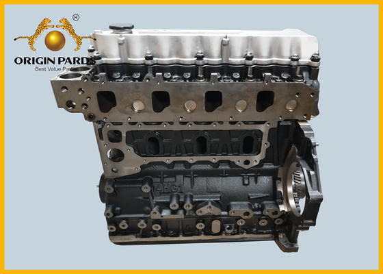 4HG1 नंगे इंजन सिलेंडर ब्लॉक और सिलेंडर हेड के अंदर भागों को शामिल करता है जैसे कि लाइनर सेट क्रैंकशाफ्ट कैमशाफ्ट 4HG1 लंबा इंजन