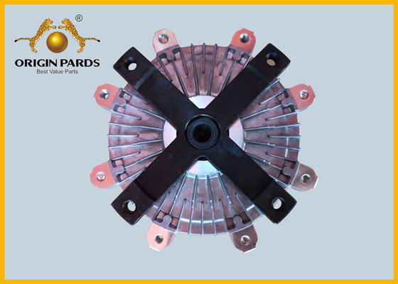 89712 9 7380 ISUZU 4HF1 4HG1 फैन क्लच क्रॉस फैन ब्लेड के साथ सीट फ्लैट और राउंड कनेक्ट स्थापित करें
