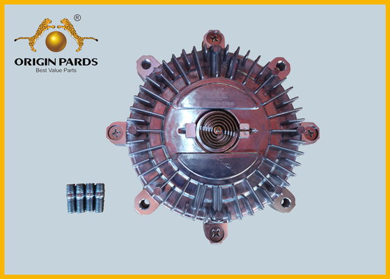 89712 9 7380 ISUZU 4HF1 4HG1 फैन क्लच क्रॉस फैन ब्लेड के साथ सीट फ्लैट और राउंड कनेक्ट स्थापित करें