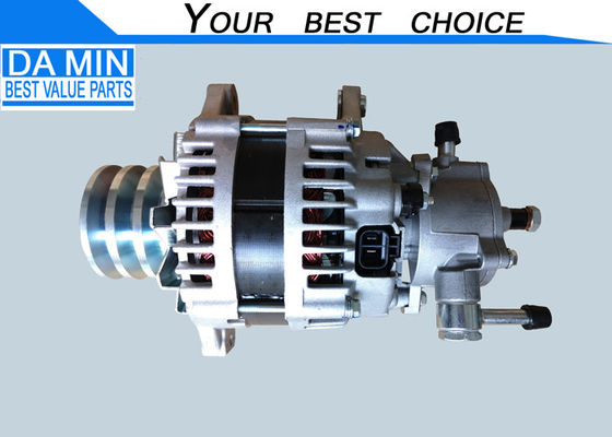 24V 80A जनरेटर 8973515741 इंजन 4HF1 4HG1 4HJ1 वैक्यूम पंप के साथ 2 पिन प्लग एल्यूमीनियम बॉडी पार्ट्स